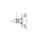 Rough boring head (large aperture) processing range φ150-φ530  steel bridge/ aluminum bridge - Makotools Industrial Supply Tools for Metal Cutting